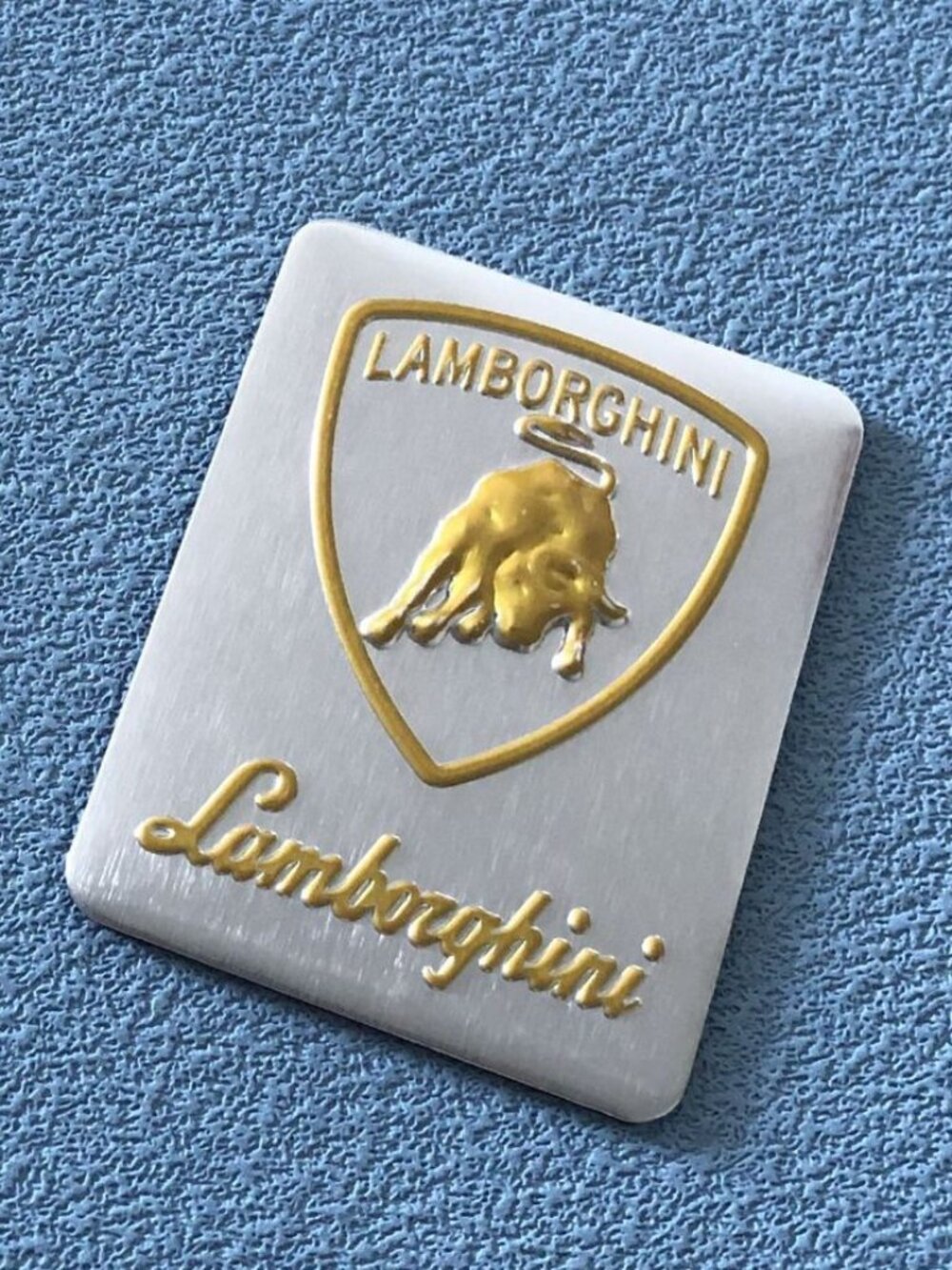 Golden Lamborghini Murcielago Gallardo LOGO BADGE Emblem